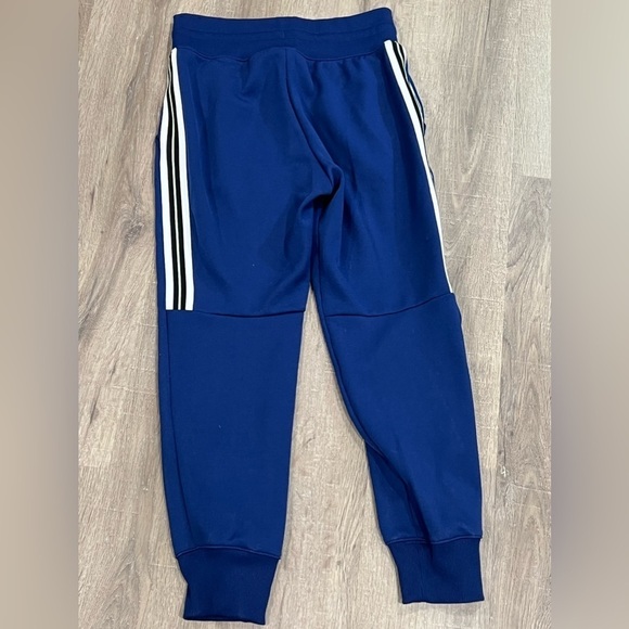 Women’s Medium Nike Blue White Stripe Classic Jogger Tracksuit Soccer Leggings - Picture 6 of 7
